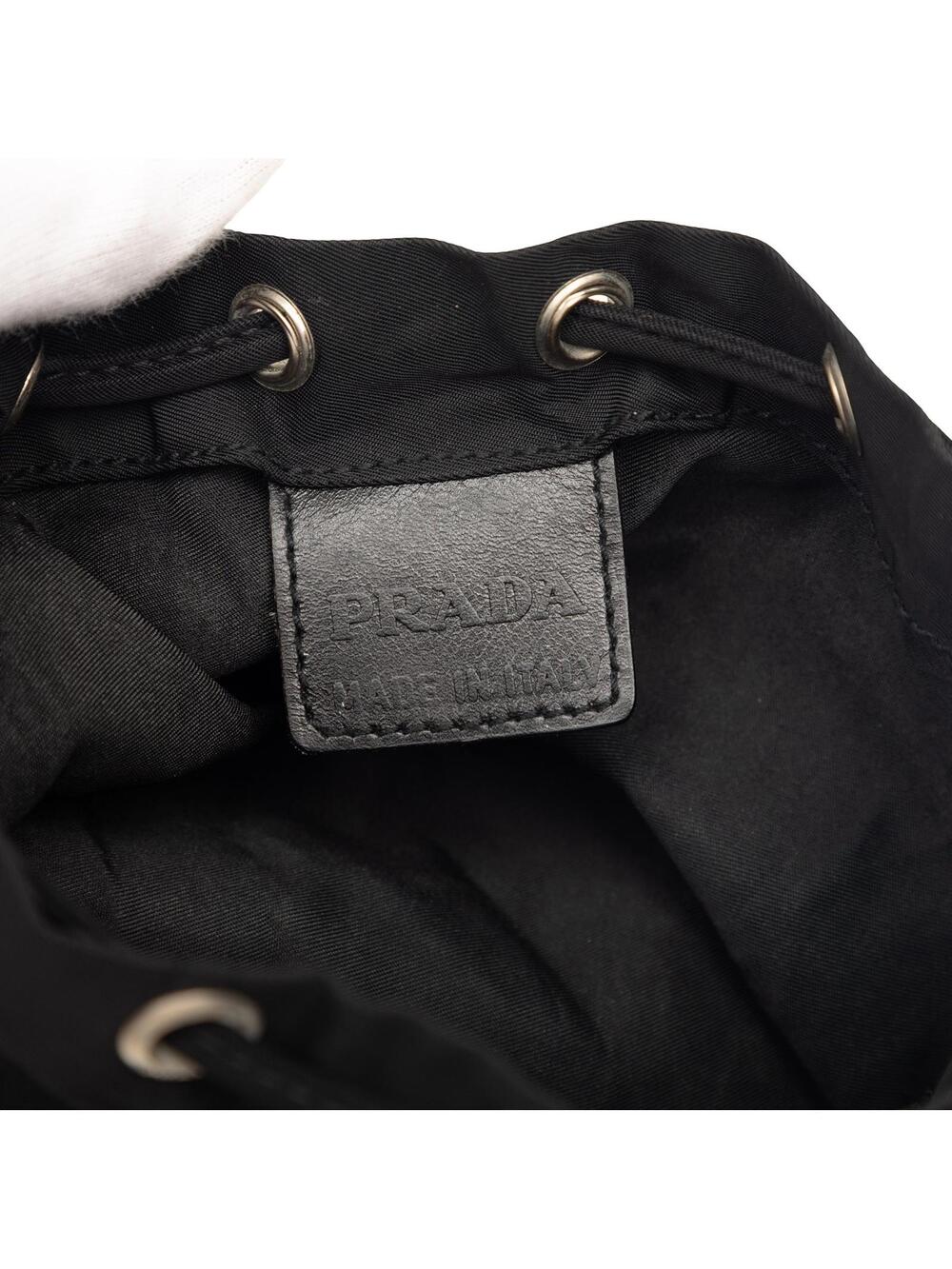 Prada Tessuto Drawstring Pouch Pre- #279200P39B - Picture 5 of 6